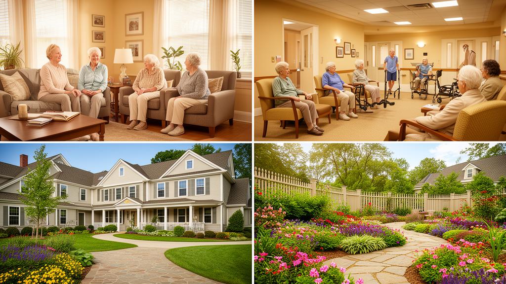 Overview of different senior care settings in Michigan including home care, assisted living, and memory care gardens