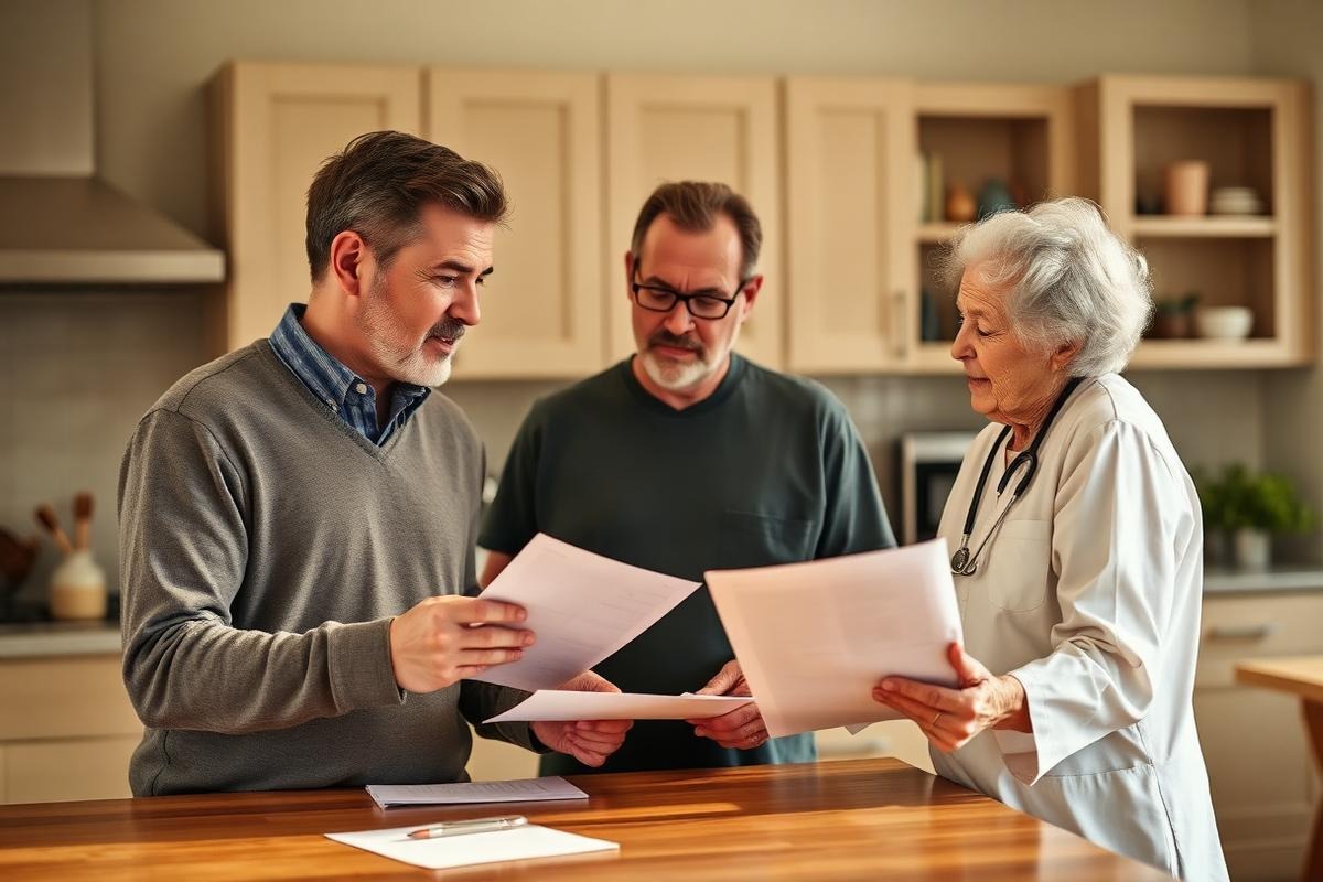 Family receiving recovery & post-surgery care support in Beverly Hills