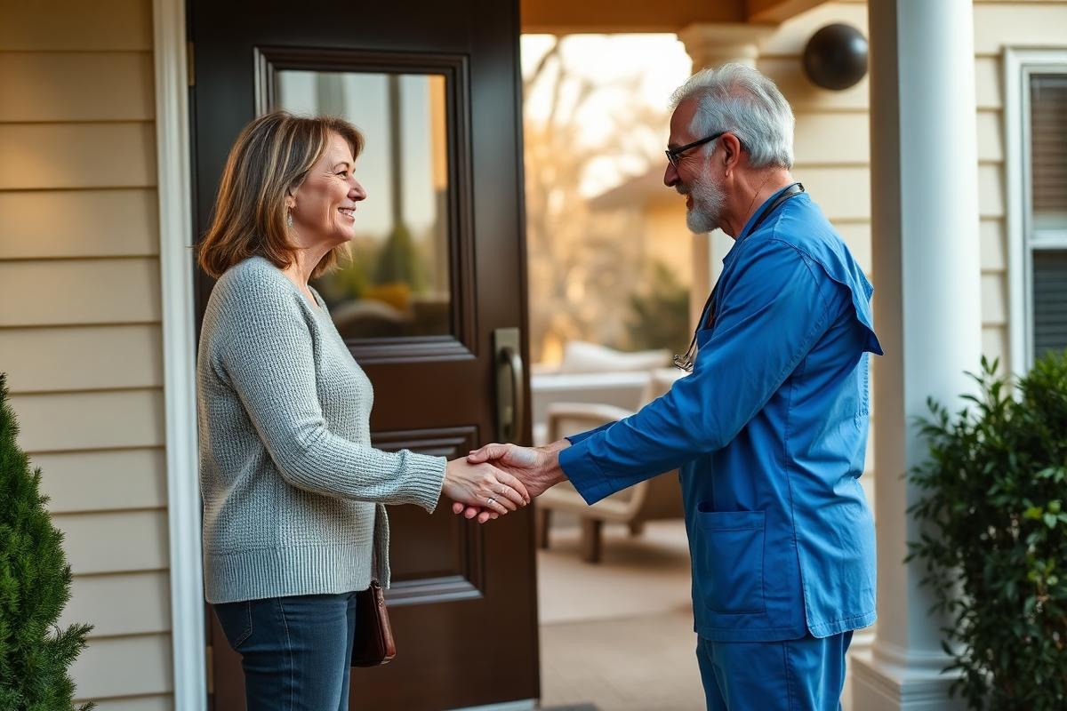 Family receiving respite & caregiver relief support in Beverly Hills