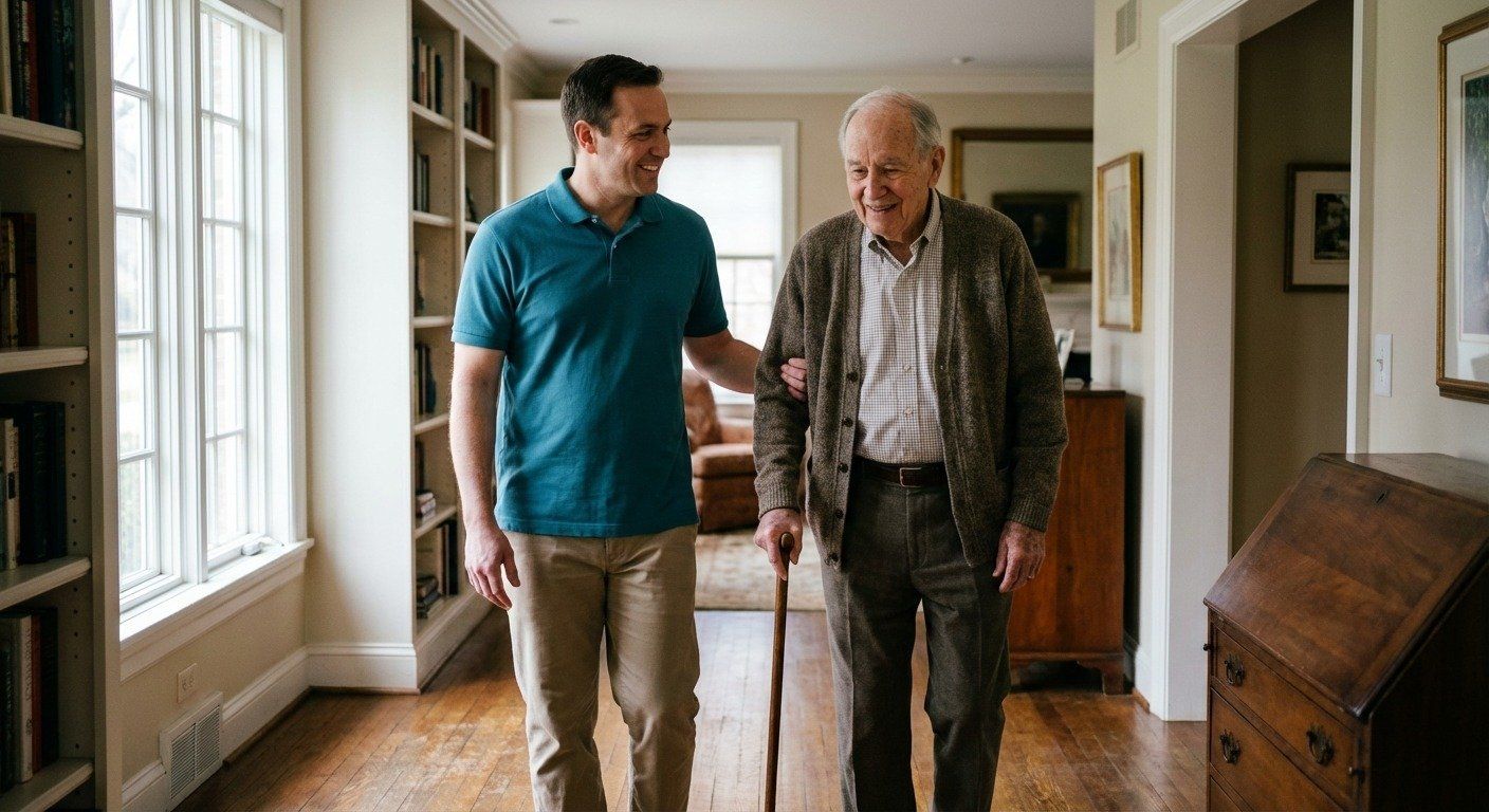 Family receiving rehab-to-home transition care support in Birmingham