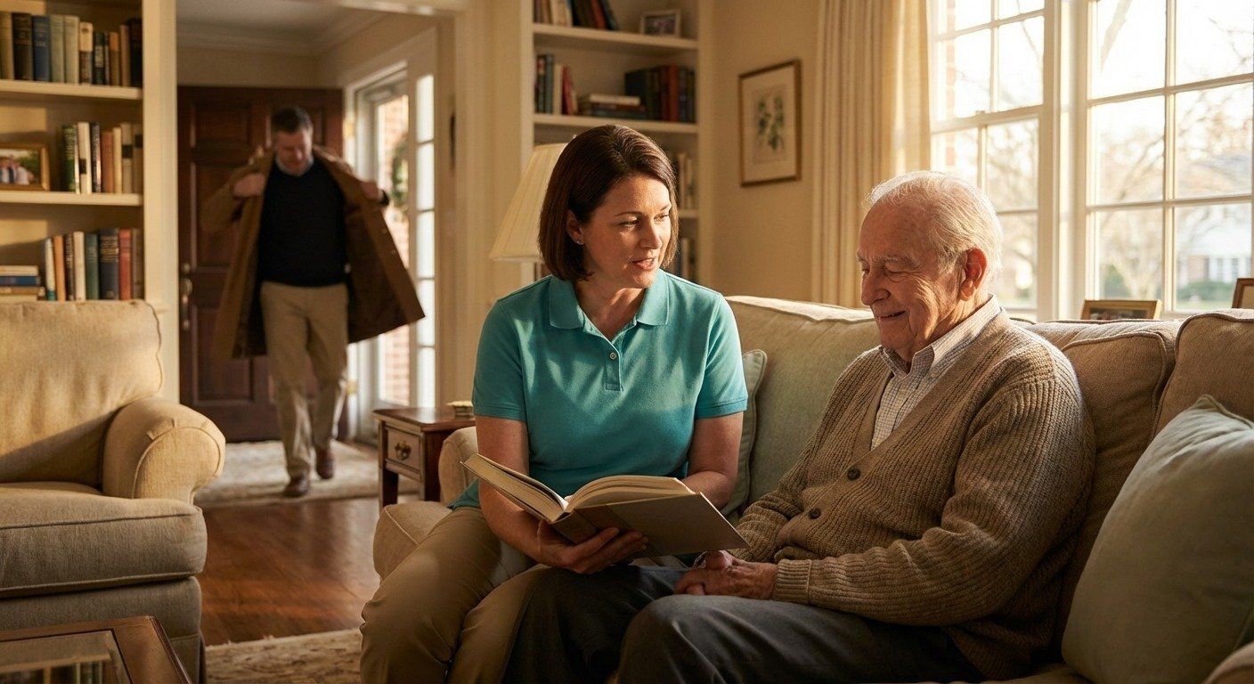 Family receiving respite & caregiver relief support in Birmingham