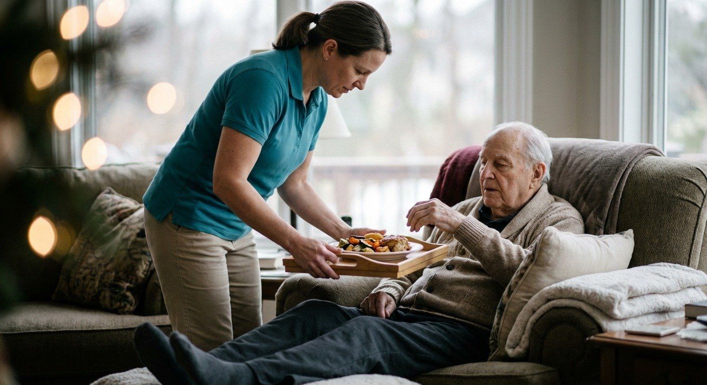 Family receiving recovery & post-surgery care support in Bloomfield Hills