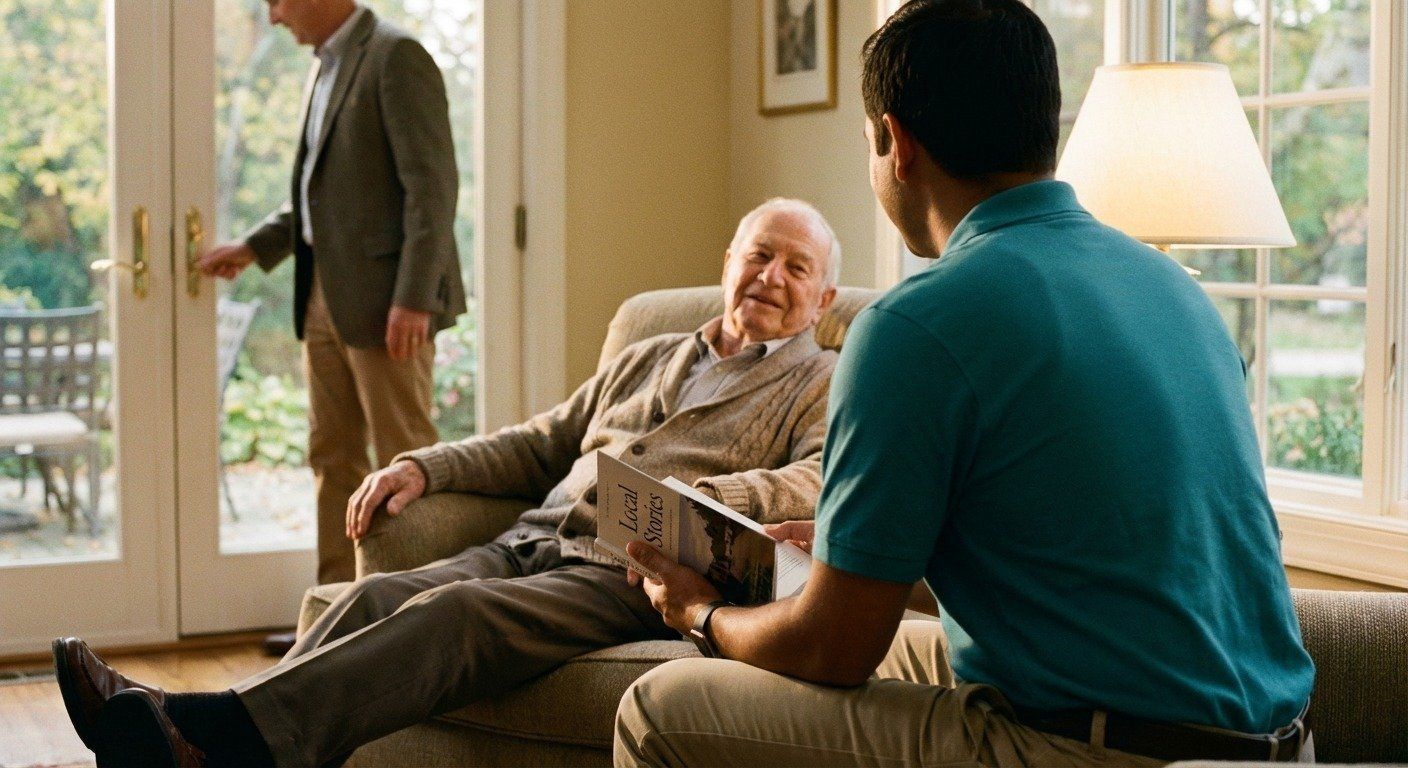 Family receiving respite & caregiver relief support in Bloomfield Hills
