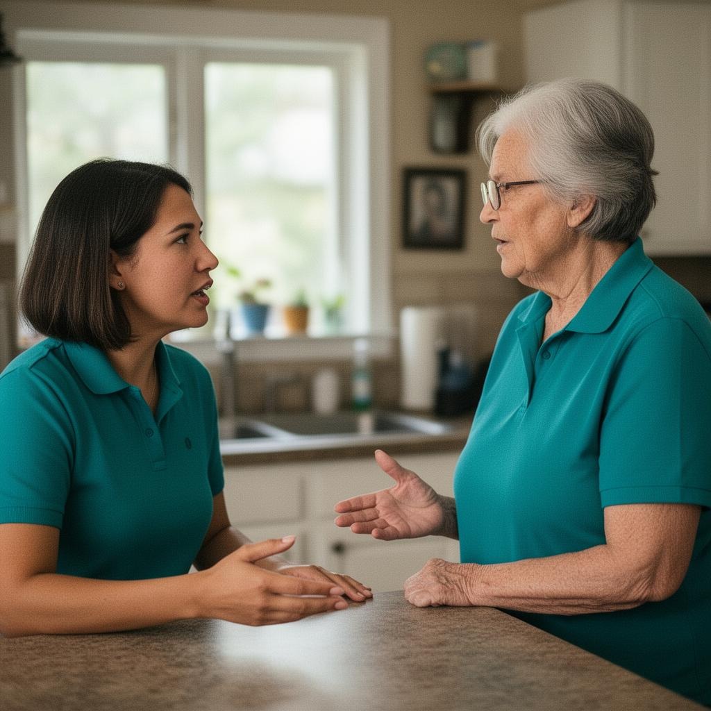 Family receiving 24-hour & live-in care support in Commerce Township