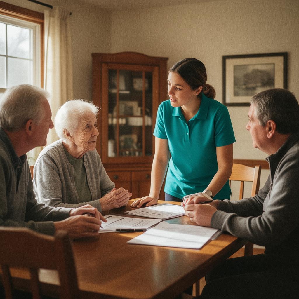 Family receiving rehab-to-home transition care support in Commerce Township