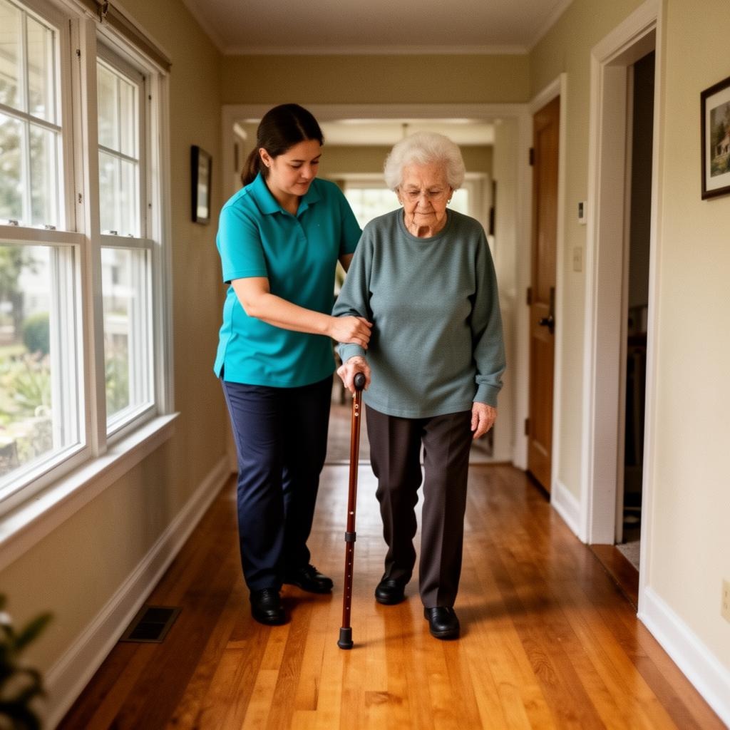 Caregiver providing rehab-to-home transition care in Huntington Woods, Michigan