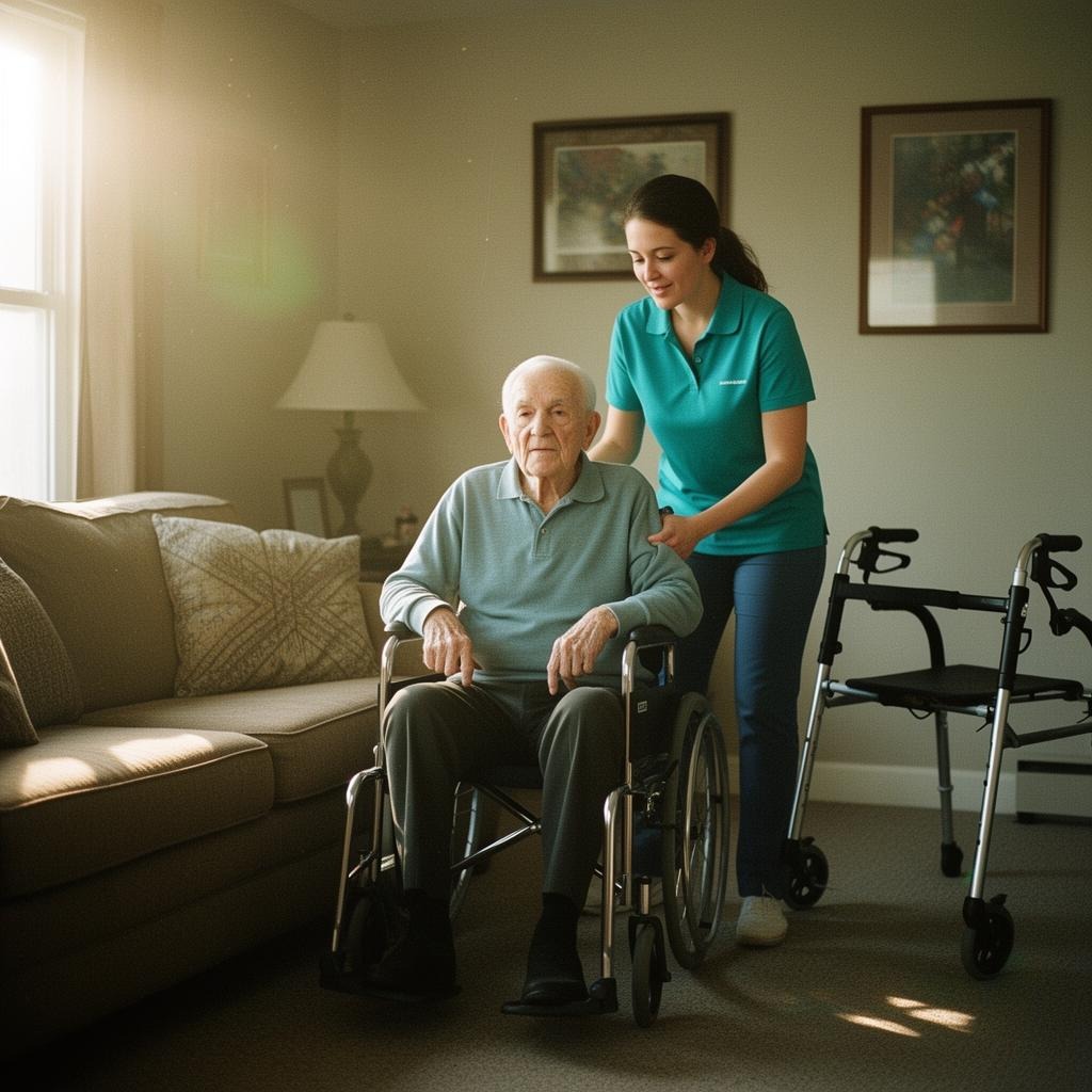 Family receiving rehab-to-home transition care support in Livonia