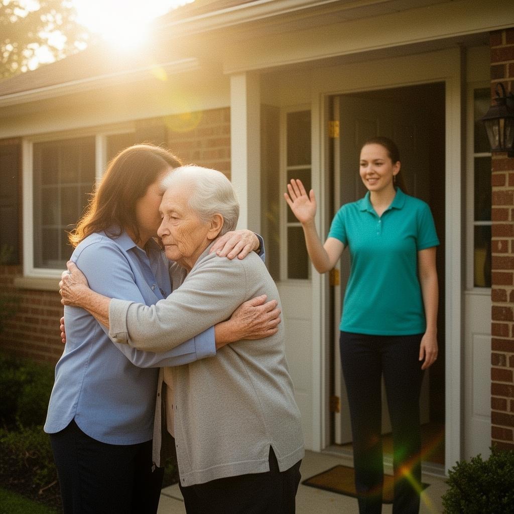 Family receiving respite & caregiver relief support in Livonia