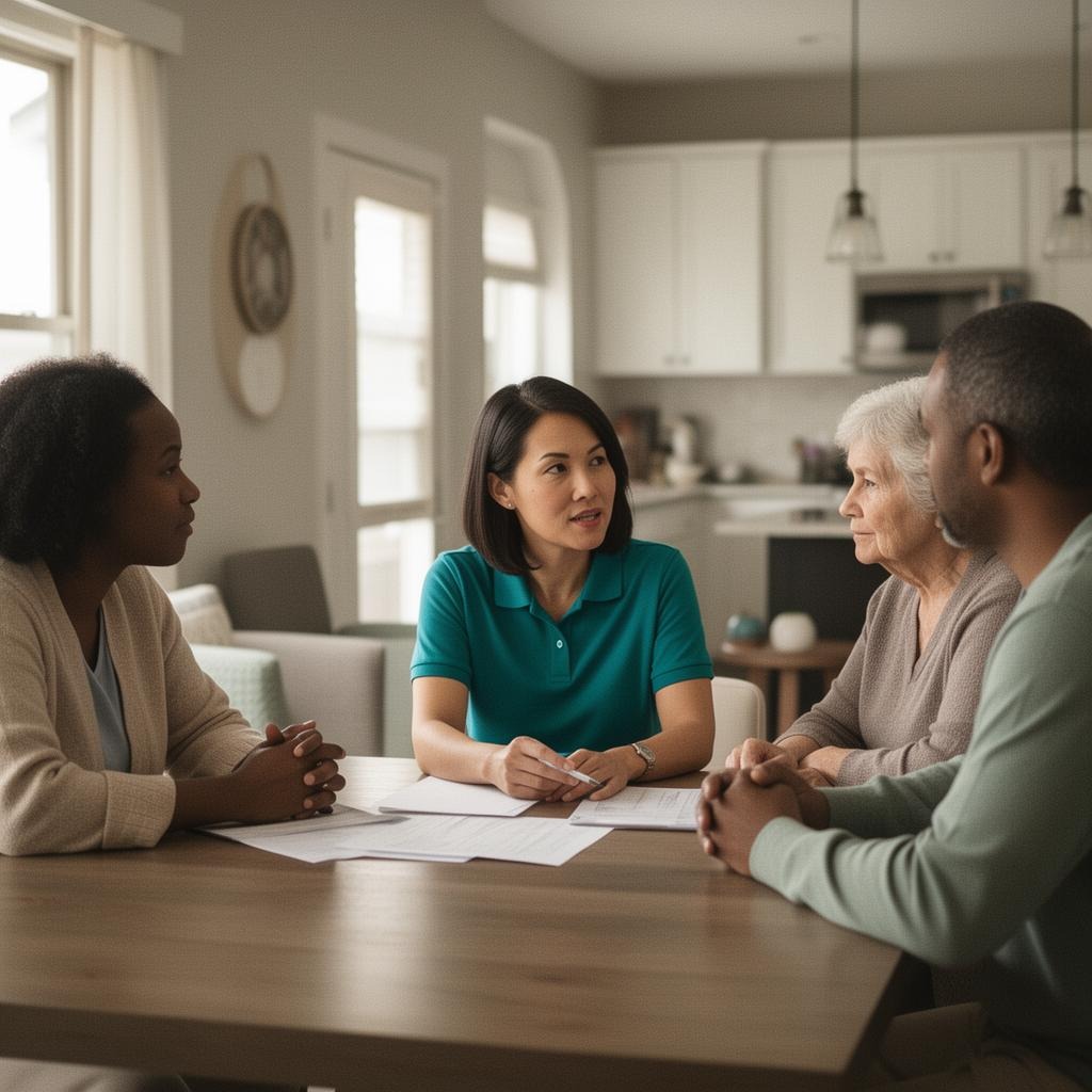 Family receiving dementia & memory care support in Novi