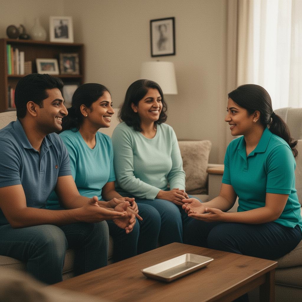Family receiving rehab-to-home transition care support in Novi