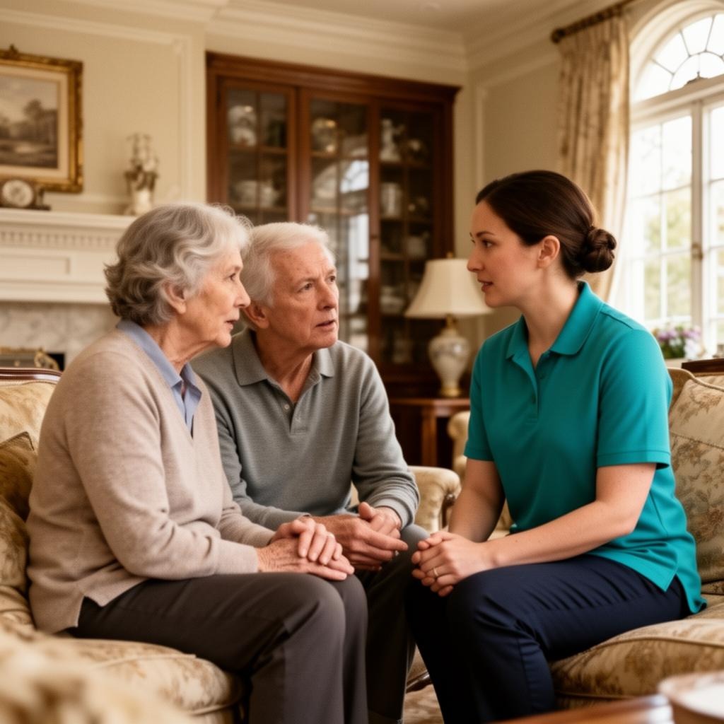 Family receiving dementia & memory care support in Orchard Lake Village