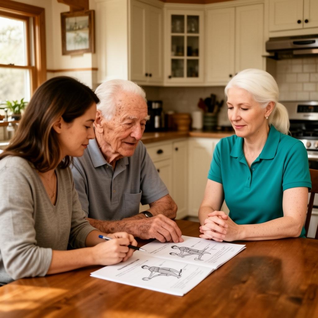 Family receiving rehab-to-home transition care support in Royal Oak
