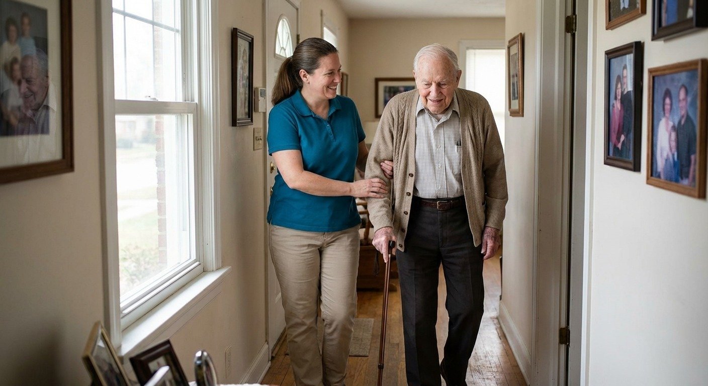Family receiving rehab-to-home transition care support in Troy