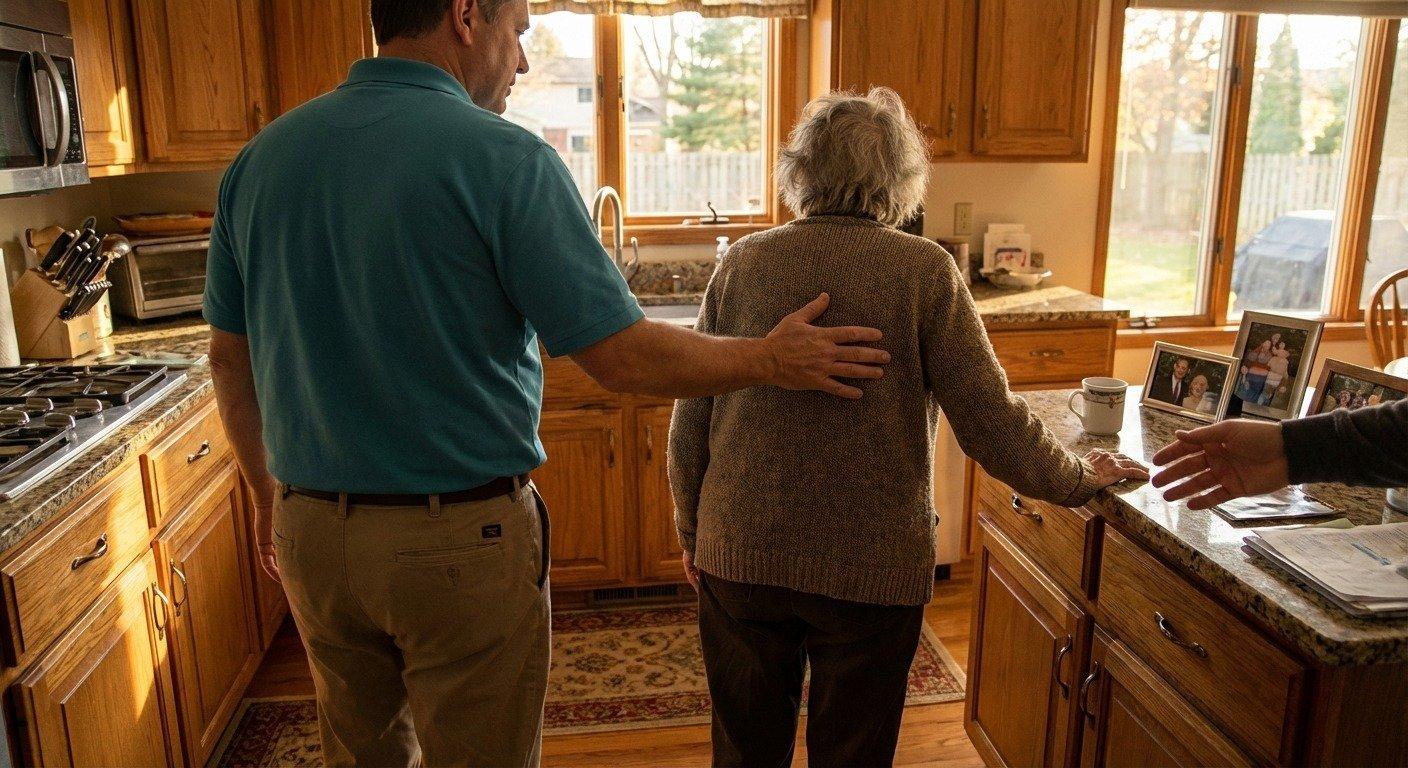 Caregiver providing rehab-to-home transition care in Troy, Michigan