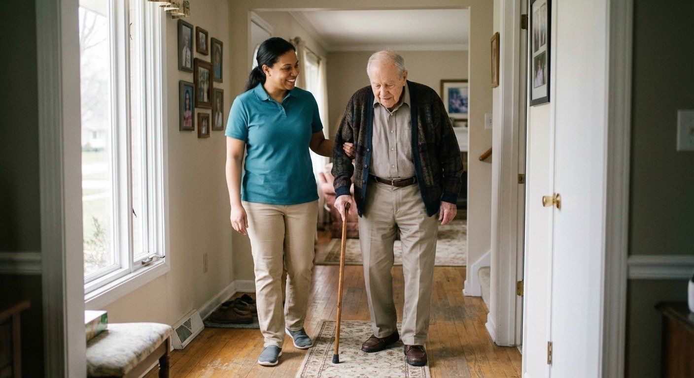 Family receiving rehab-to-home transition care support in West Bloomfield